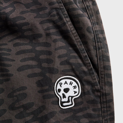 Men Kith by Parra Stitched Skull Pants - Washed Grey