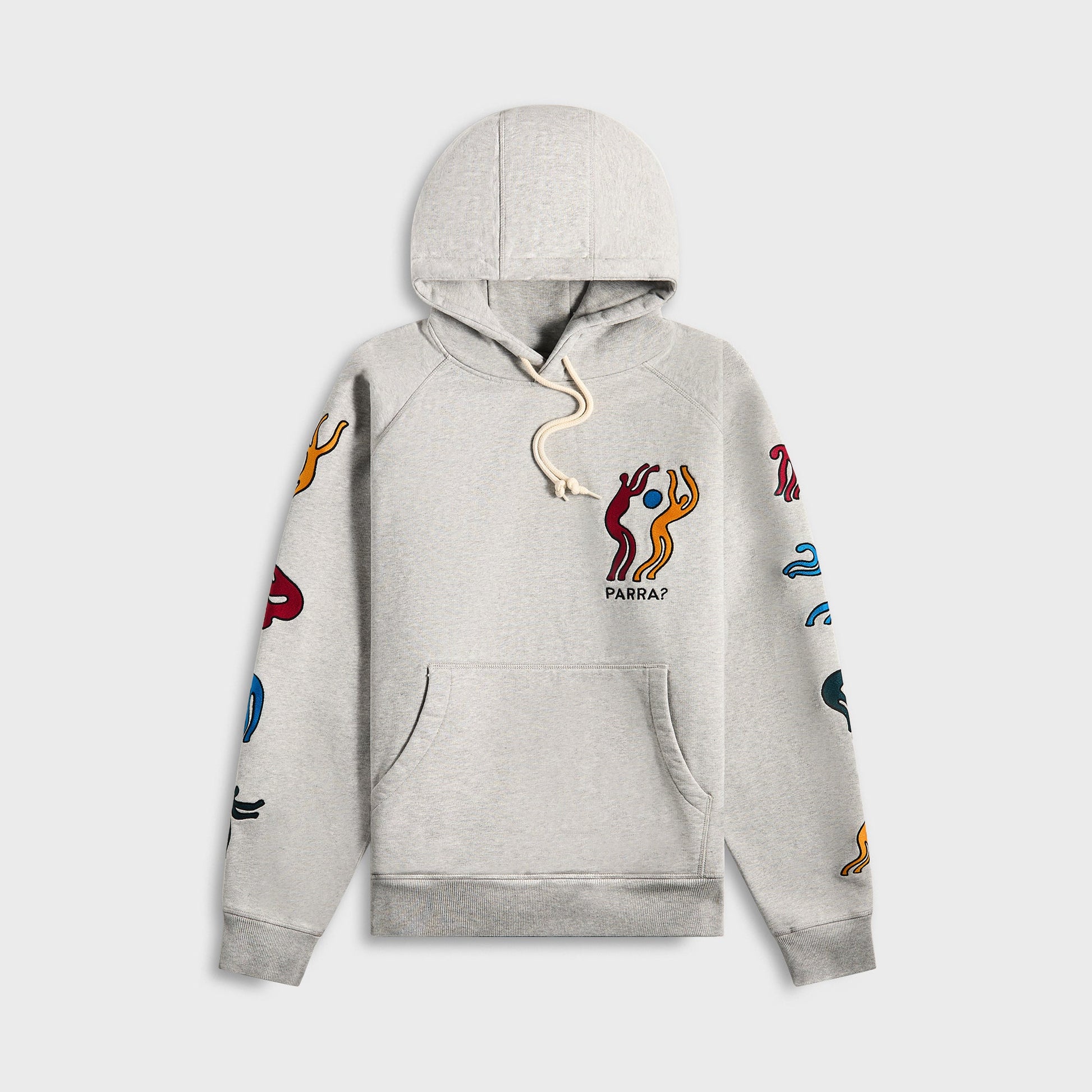 Men Kith by Parra La Chambre Nuit Hooded Sweatshirt - Heather Grey