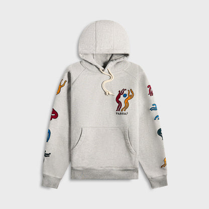 Men Kith by Parra La Chambre Nuit Hooded Sweatshirt - Heather Grey