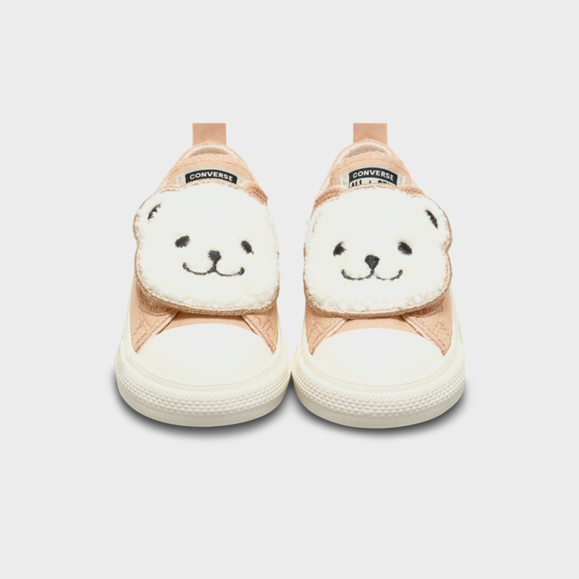 Kids Kith Converse TD Chuck Taylor All Star Sherpa Bear Easy-On - Quarry