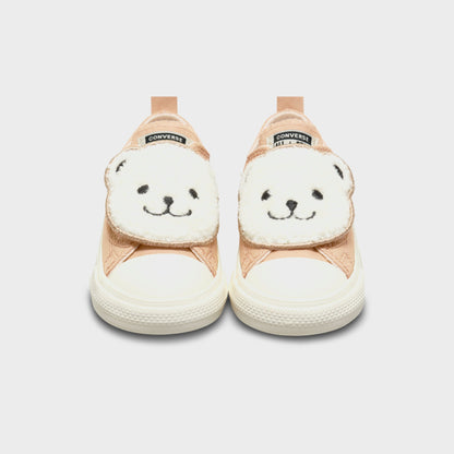 Kids Kith Converse TD Chuck Taylor All Star Sherpa Bear Easy-On - Quarry