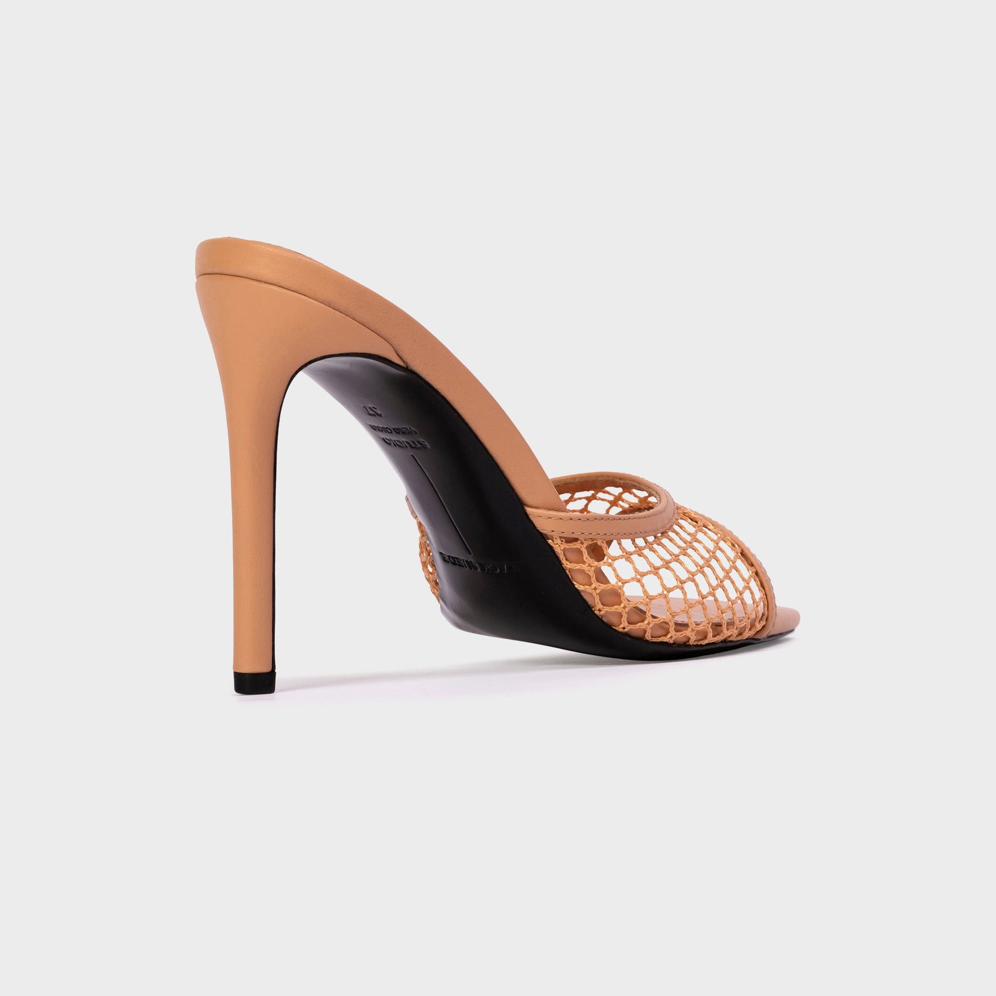 Women Kith Black Suede Studio Else 100 Woven Mesh - Toast