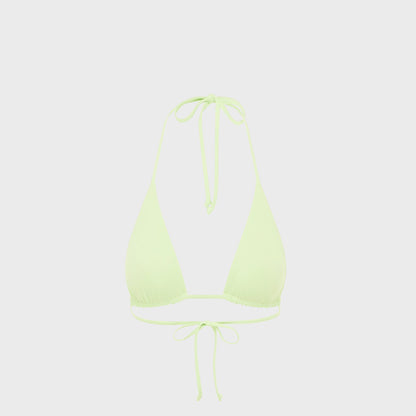 Women Kith Bond Eye Isla Triangle Top - Lime / Orchid Bare