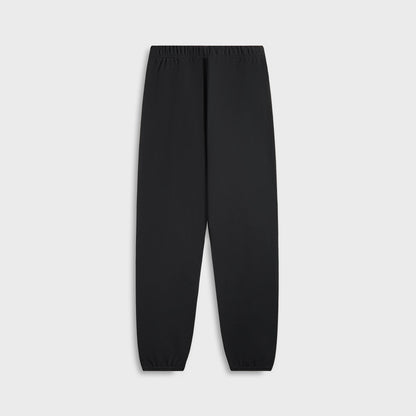 Men Kith Essentials Classic Fit Fleece Sweatpant - Jet Black