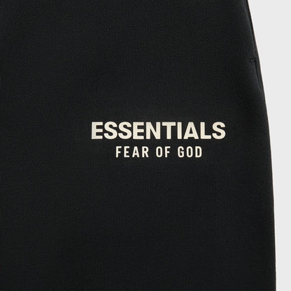 Men Kith Essentials Classic Fit Fleece Sweatpant - Jet Black