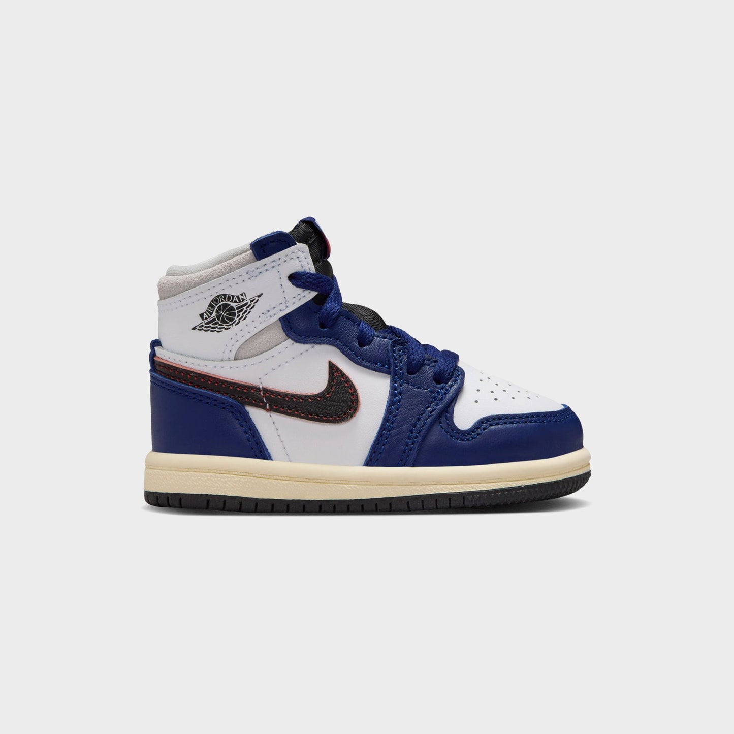 Kids Kith Jordan TD Air Jordan 1 Retro High OG - White / Black / Neutral Grey /