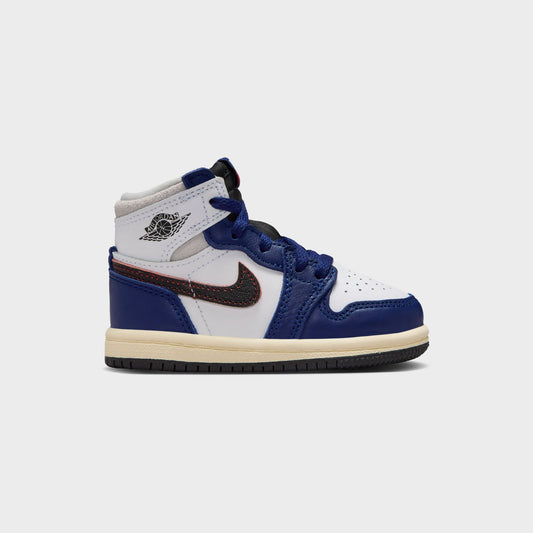 Kids Kith Jordan TD Air Jordan 1 Retro High OG - White / Black / Neutral Grey /