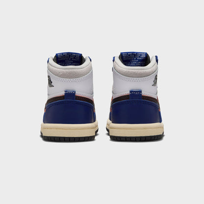 Kids Kith Jordan TD Air Jordan 1 Retro High OG - White / Black / Neutral Grey /