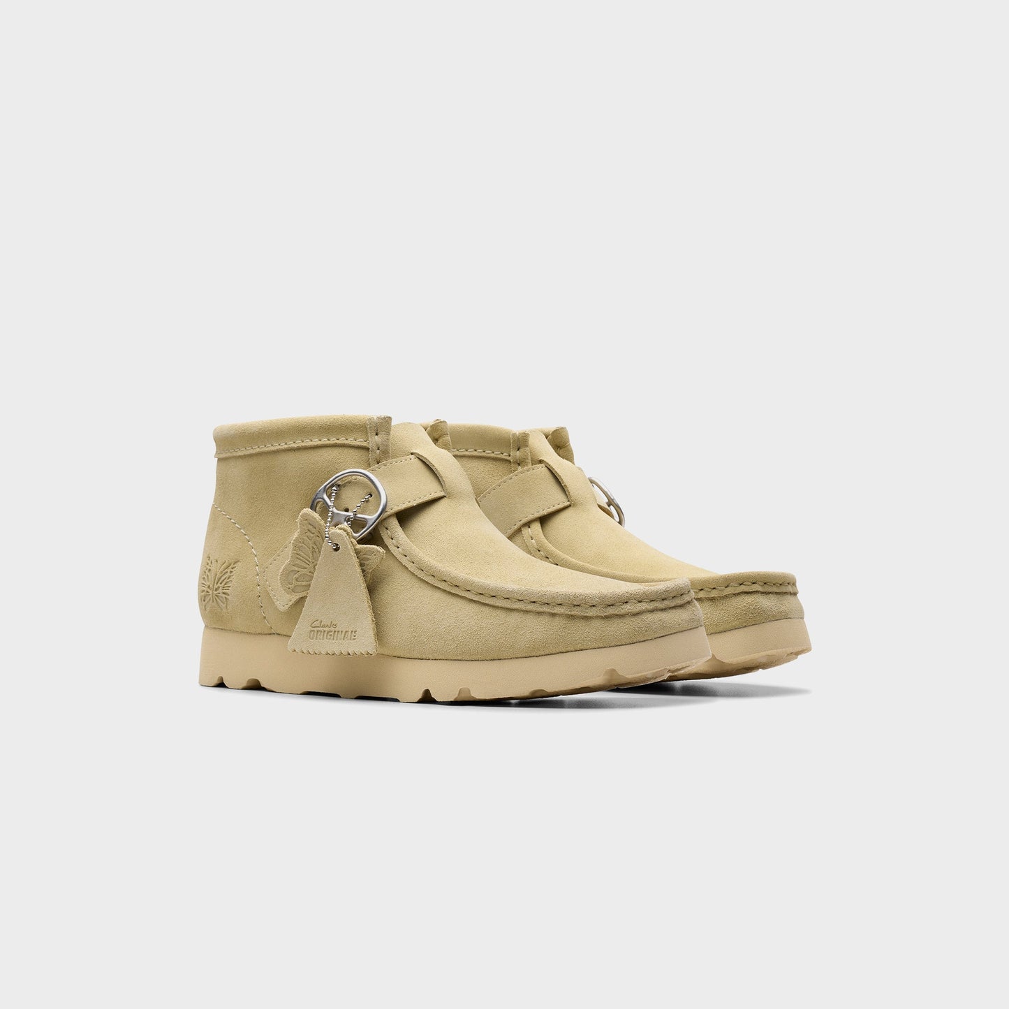 Men Kith Clarks x Needles Walla Strap Boot - Maple Suede