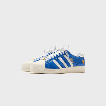 Men Kith adidas x Bape Superstar - Blue / White / Off White