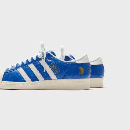 Men Kith adidas x Bape Superstar - Blue / White / Off White