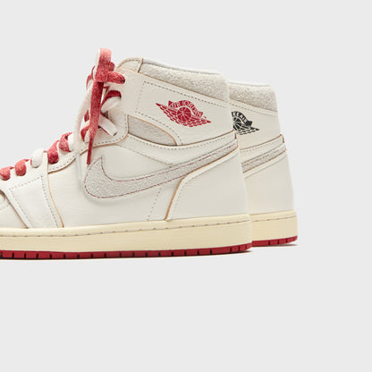 Women Kith Jordan WMNS Air Jordan 1 Retro High OG - Sail / Cinnabar / Light Bone