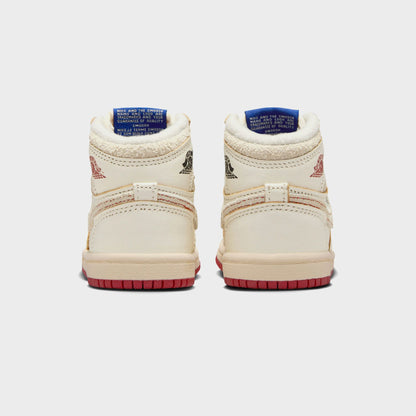Kids Kith Jordan TD Air Jordan 1 Retro High OG - Sail / Cinnabar / Light Bone