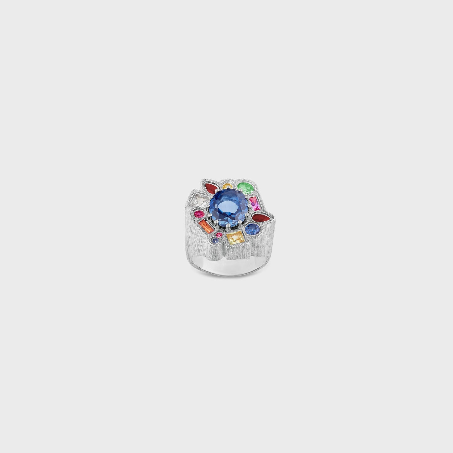 Men Kith Bleue Burnham Cottage Garden Cocktail Ring - Multi