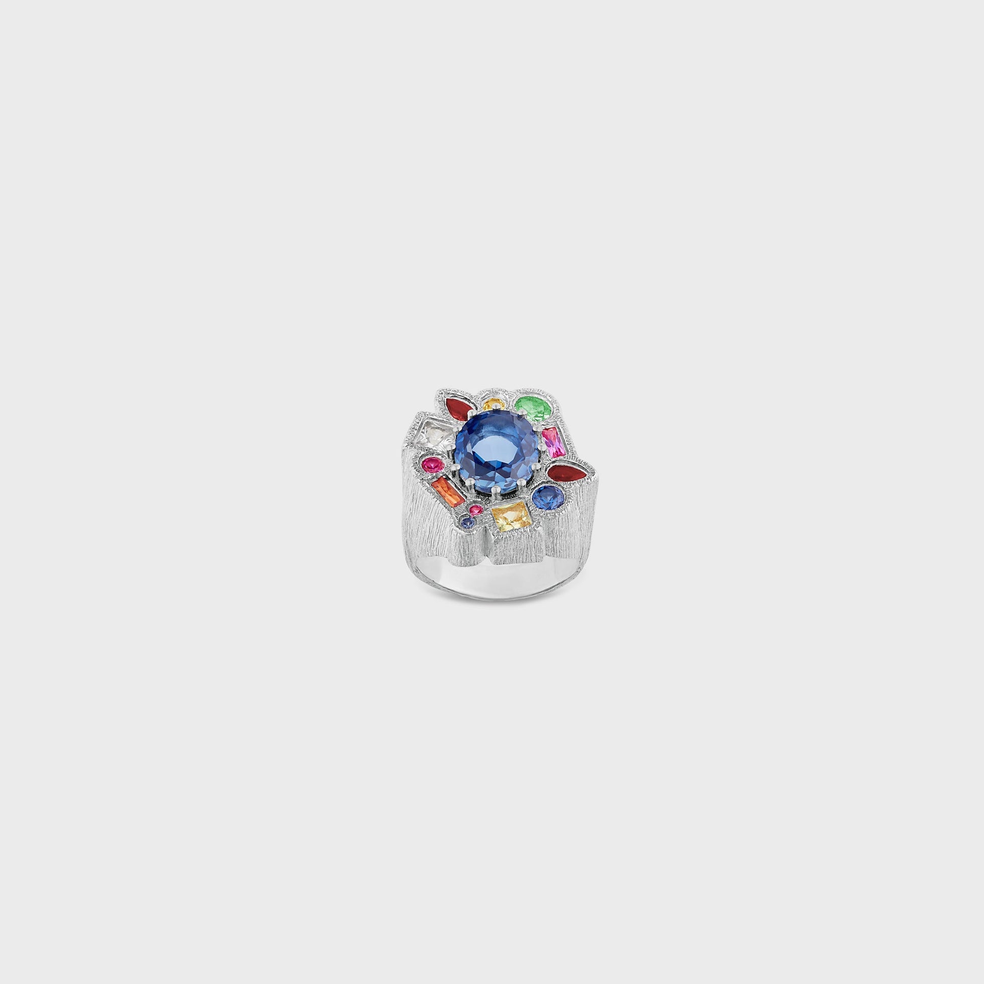 Men Kith Bleue Burnham Cottage Garden Cocktail Ring - Multi