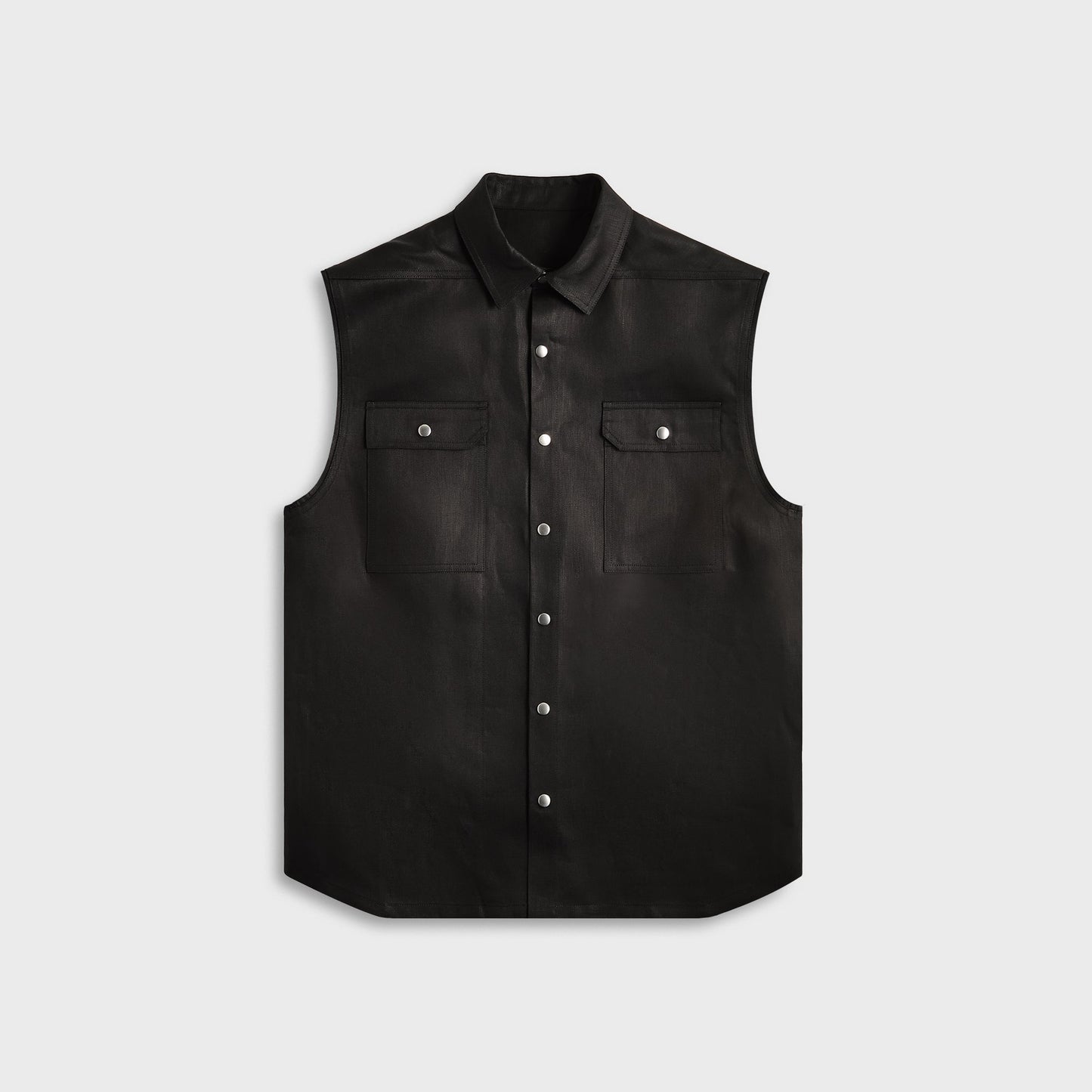 Men Kith Rick Owens Giacca Senza Maniche Jumbo Sl Outershirt - Black