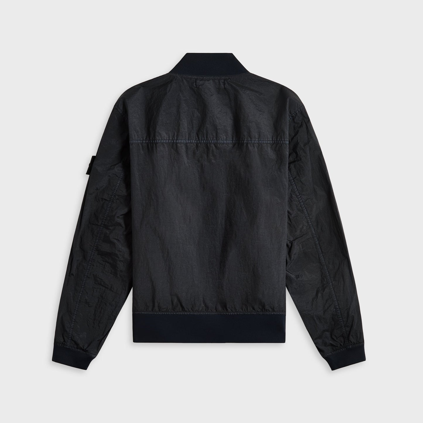 Men Kith Stone Island Nylon Metal Watro-Tc Garment Dyed Nylon Bomber - Navy Blu