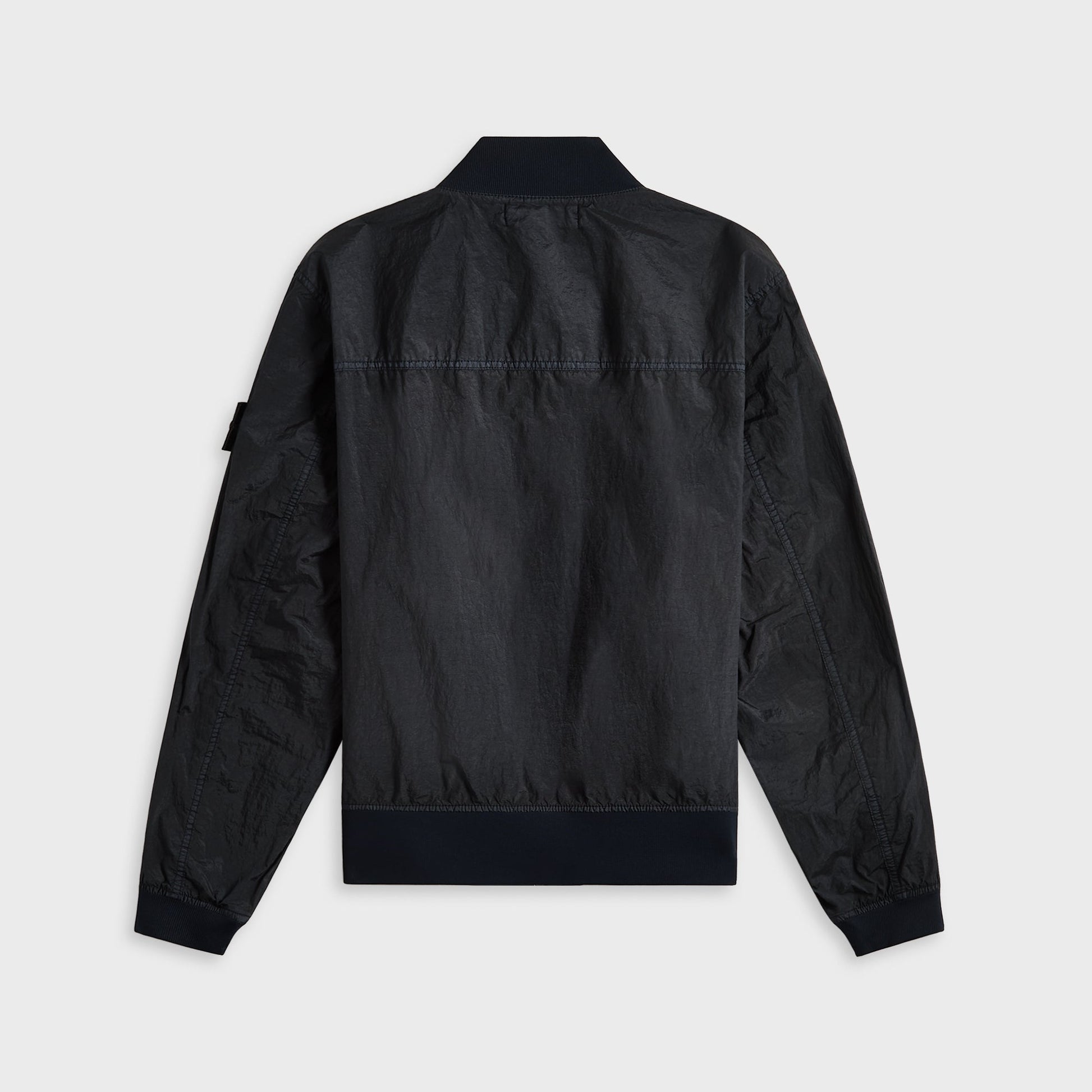 Men Kith Stone Island Nylon Metal Watro-Tc Garment Dyed Nylon Bomber - Navy Blu