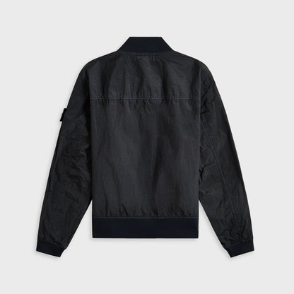Men Kith Stone Island Nylon Metal Watro-Tc Garment Dyed Nylon Bomber - Navy Blu