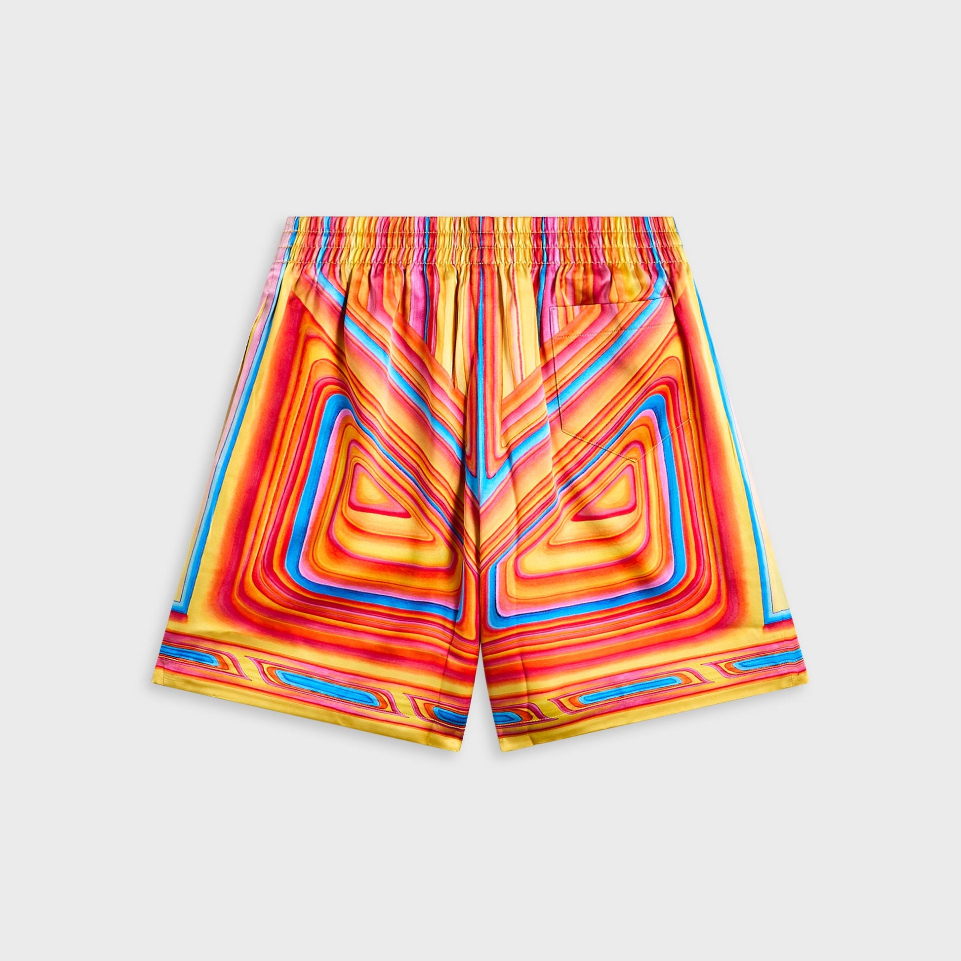 Men Kith Casablanca Drawstring Shorts - Orange / Multicolour