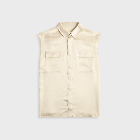 Men Kith Rick Owens Camicia Senza Maniche Jumbo Sl Outershirt - Dinge