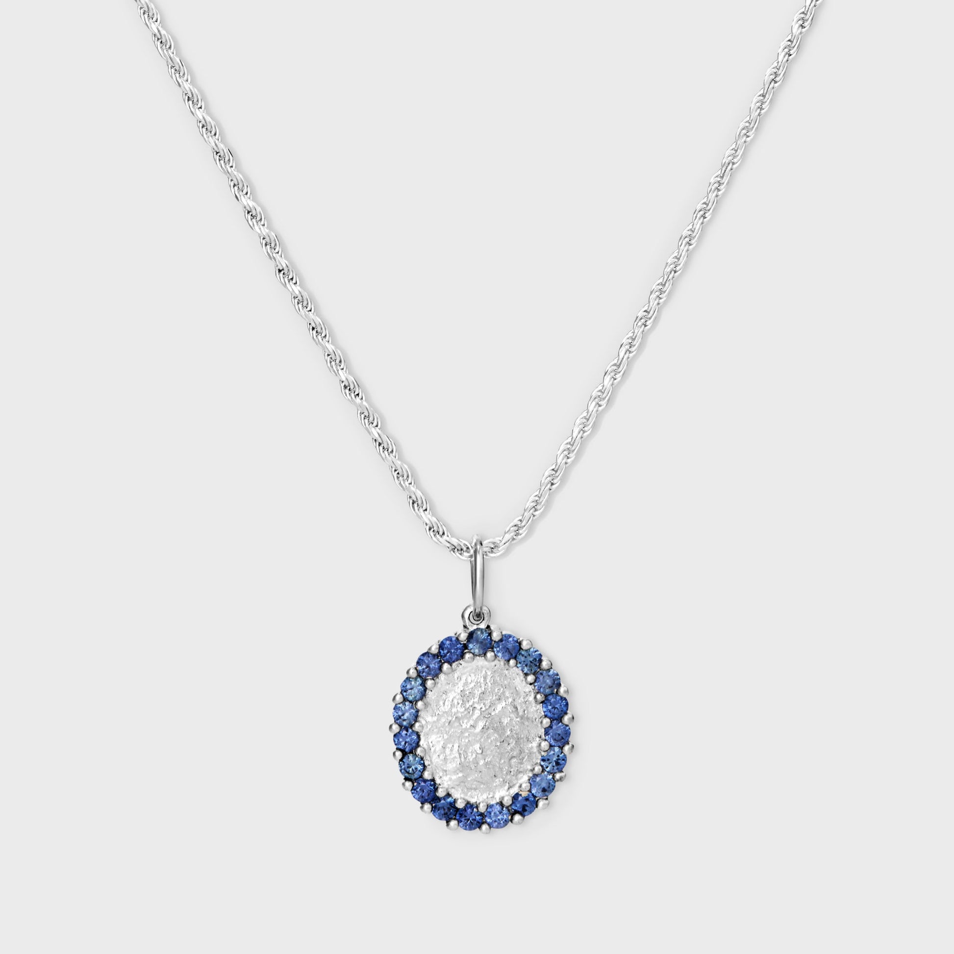 Men Kith Bleue Burnham Truth to Nature Pendant - Blue