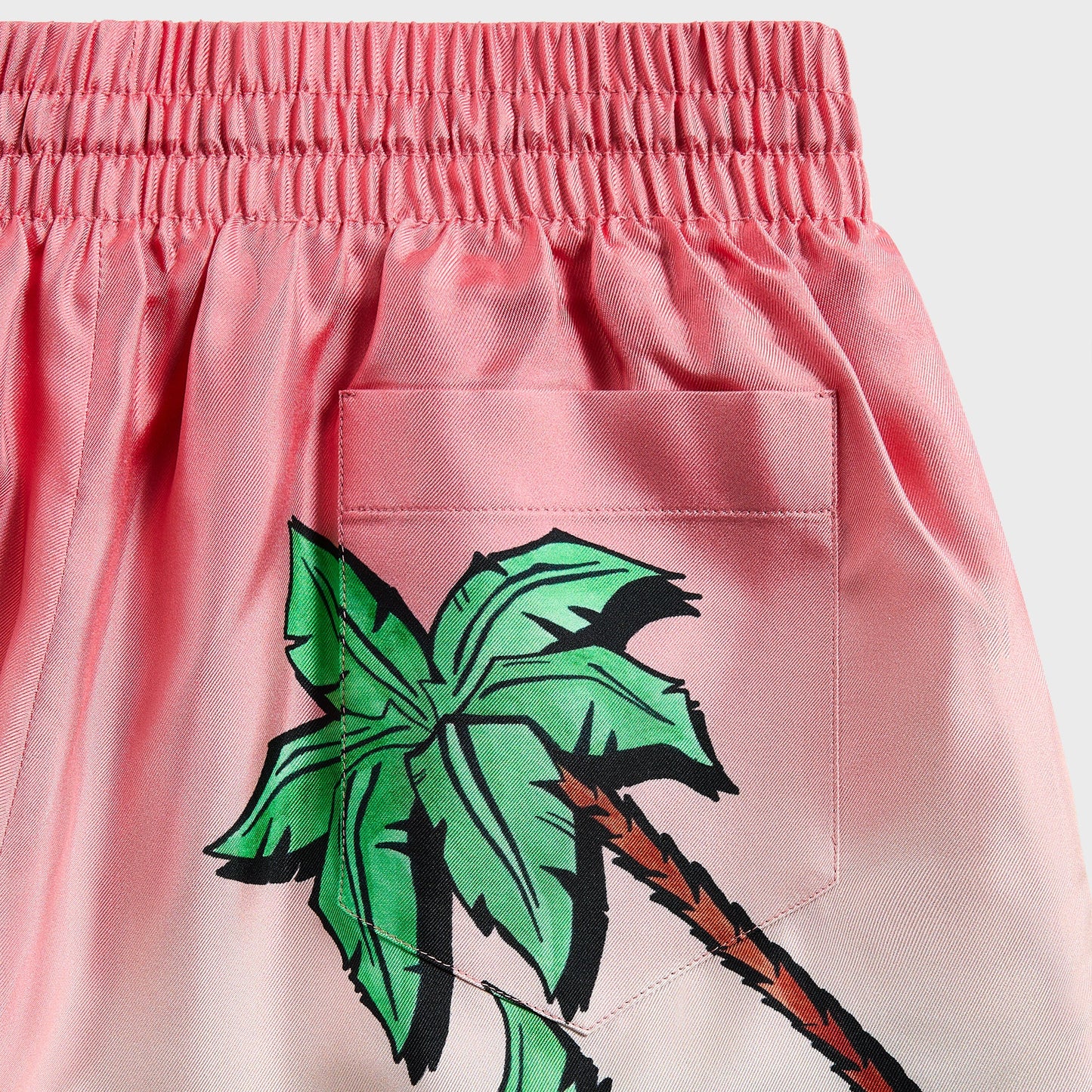 Men Kith Casablanca Drawstring Shorts - Pink / Multicolour