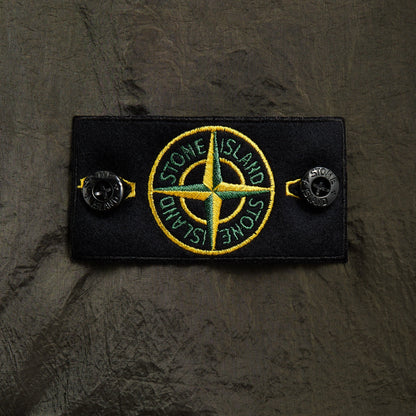 Men Kith Stone Island Nylon Metal Garment Dyed Shirt - Military Green