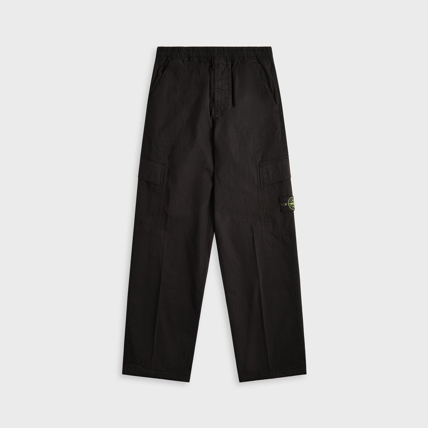 Men Kith Stone Island Mil-Spec Stretch Ripstop-Tc Garment Dyed Cargo Pant - Bla