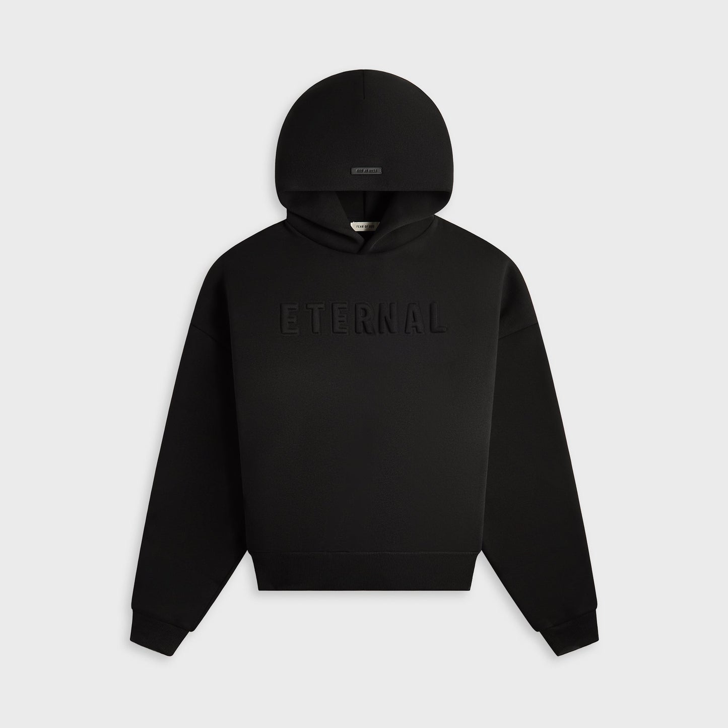 Men Kith Fear of God Eternal Hoodie - Black