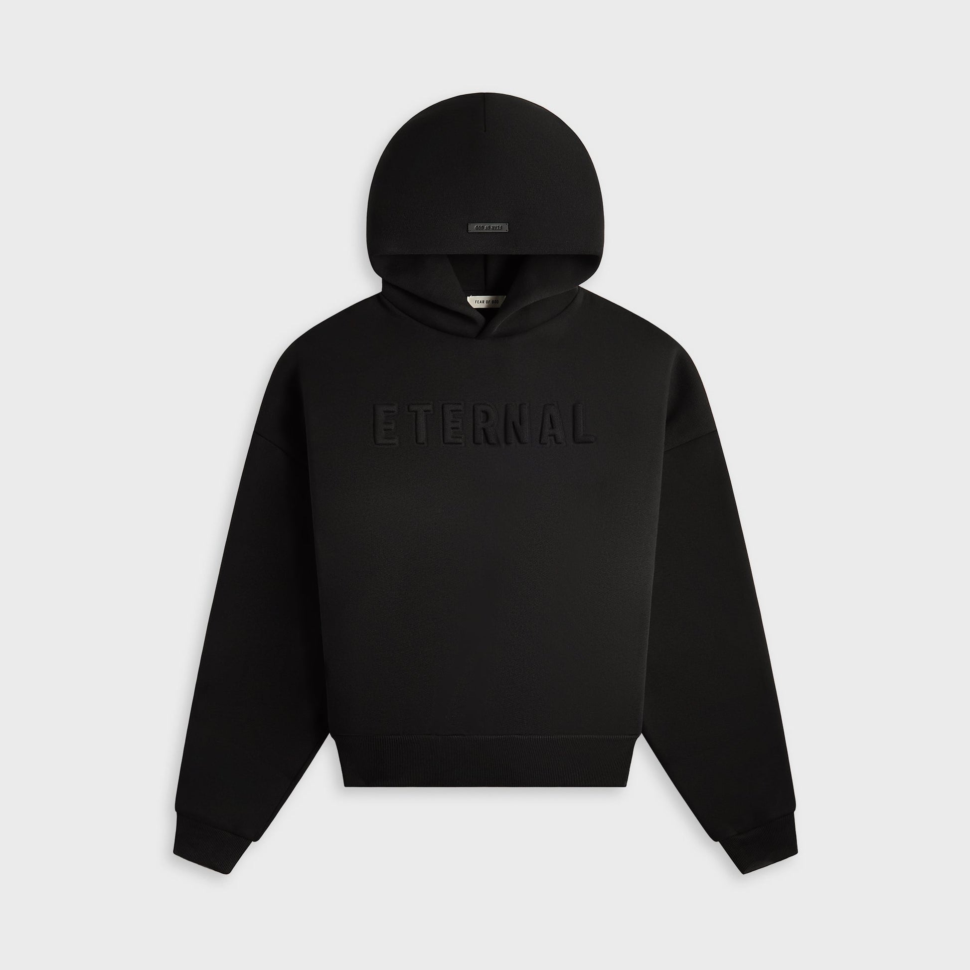 Men Kith Fear of God Eternal Hoodie - Black