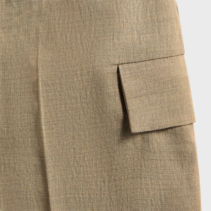 Men Kith Fear of God Cargo Short - Melange Beige