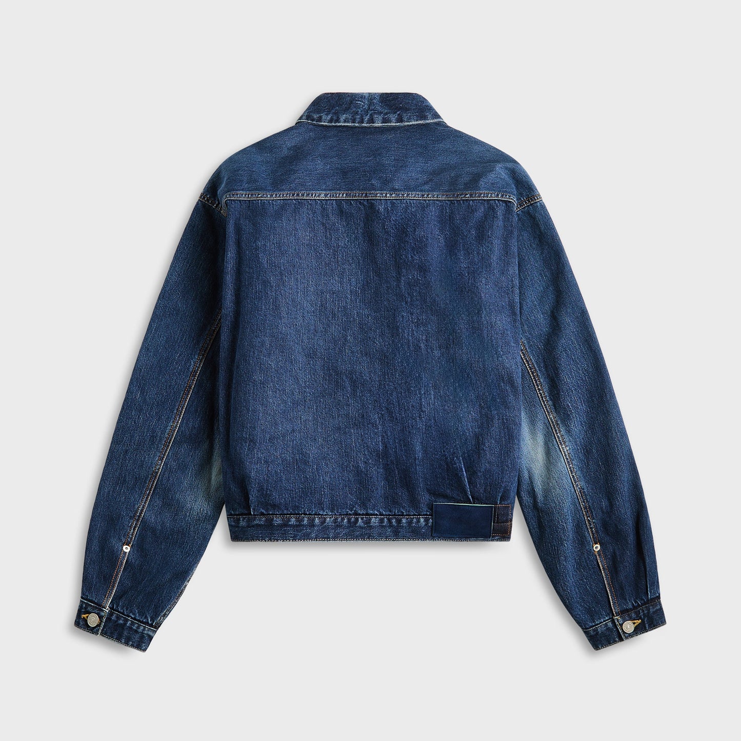 Men Kith Visvim Ss 101X Jacket Damaged Check - Beige / Indigo