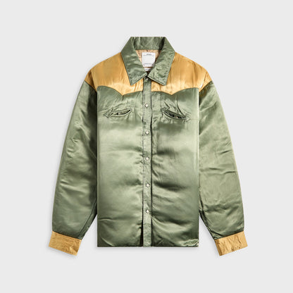 Men Kith Visvim Lightcloud Down Jacket - Light Green
