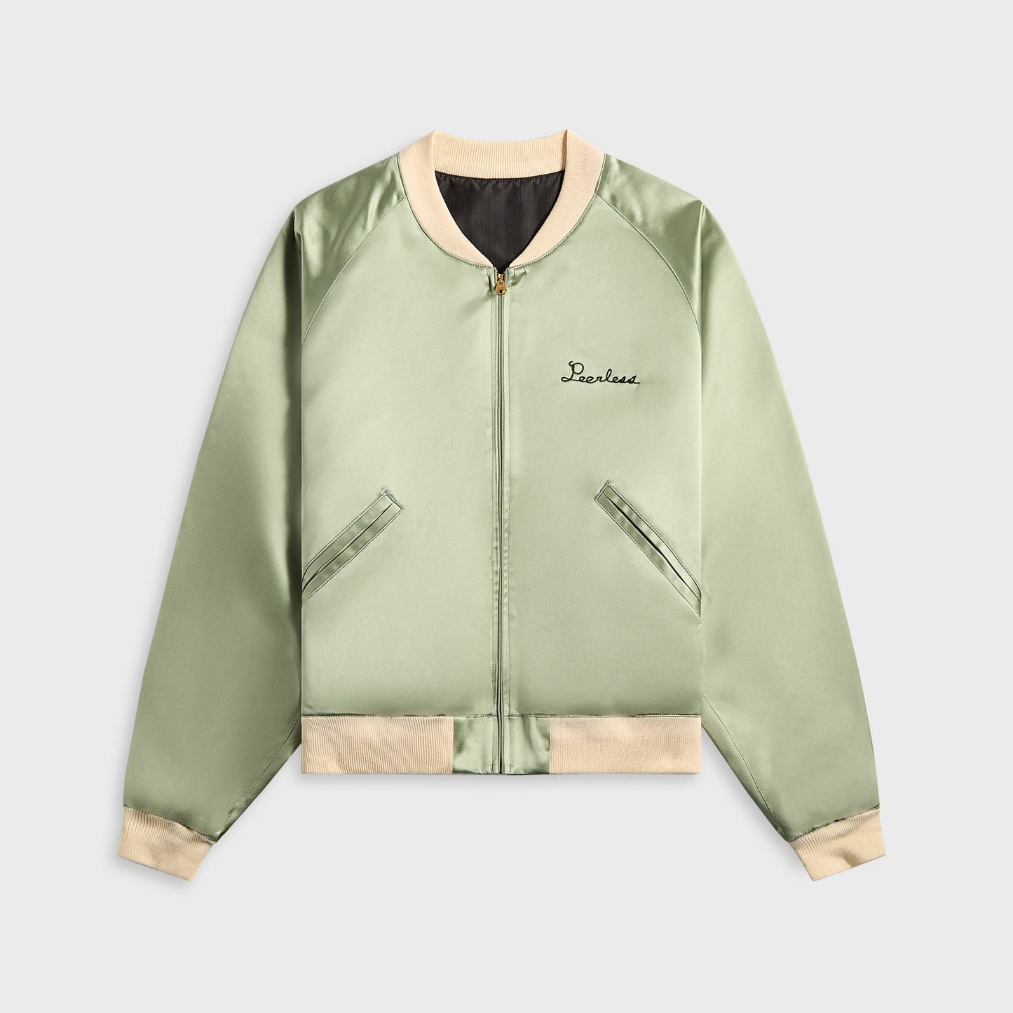 Men Kith Visvim Hackett Swing Top Silk - Light Green