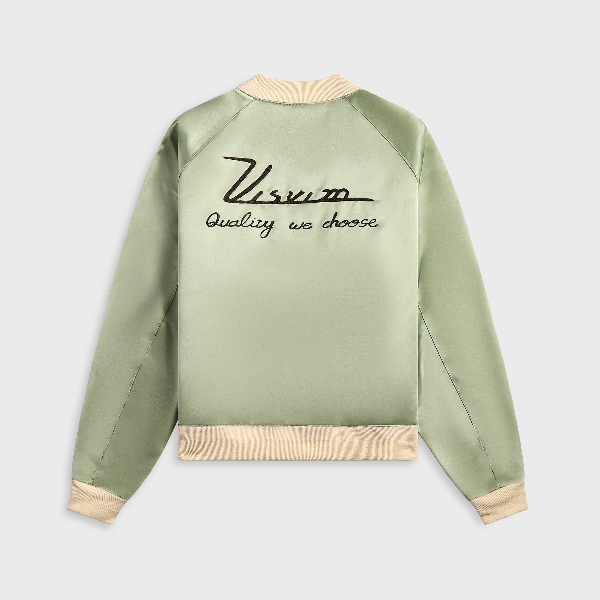 Men Kith Visvim Hackett Swing Top Silk - Light Green