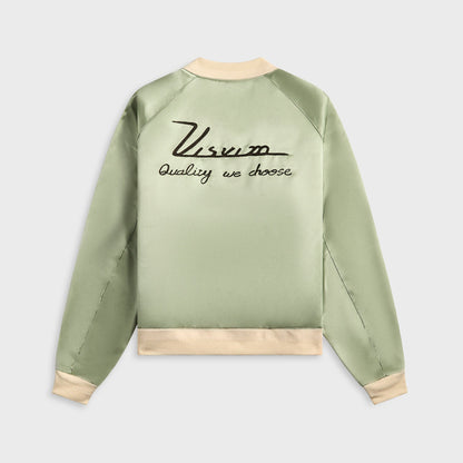 Men Kith Visvim Hackett Swing Top Silk - Light Green