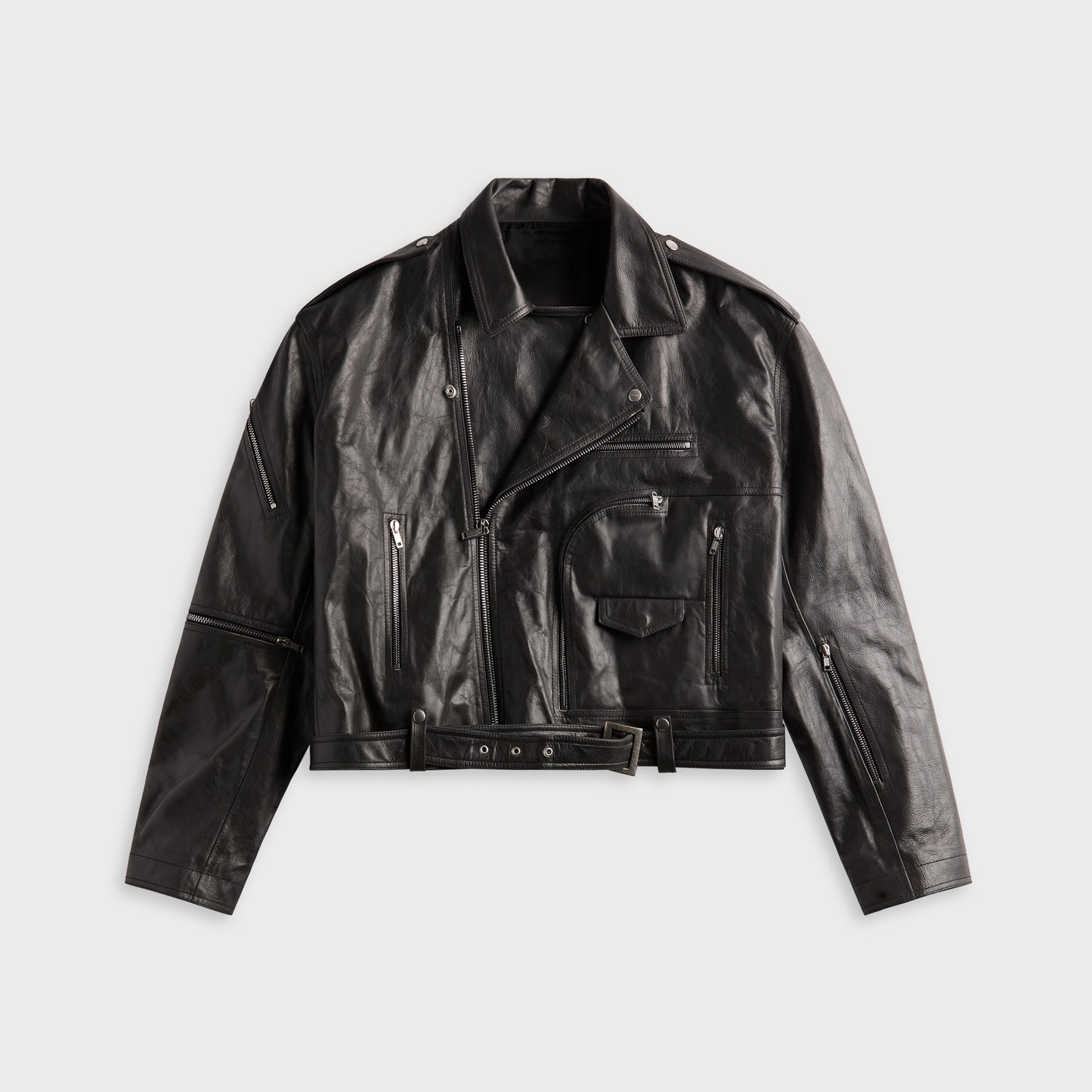 Women Kith Rick Owens Cropped Jumbo Jacket - Black