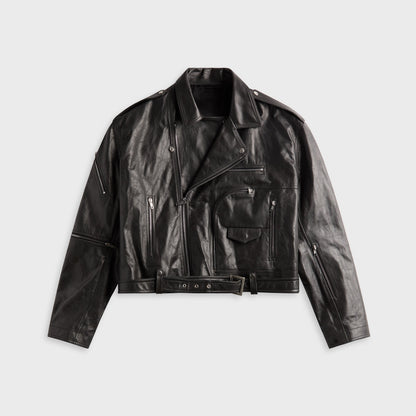 Women Kith Rick Owens Cropped Jumbo Jacket - Black