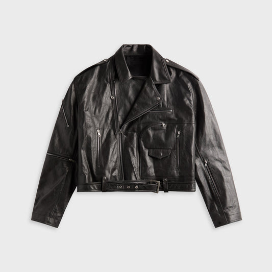 Women Kith Rick Owens Cropped Jumbo Jacket - Black