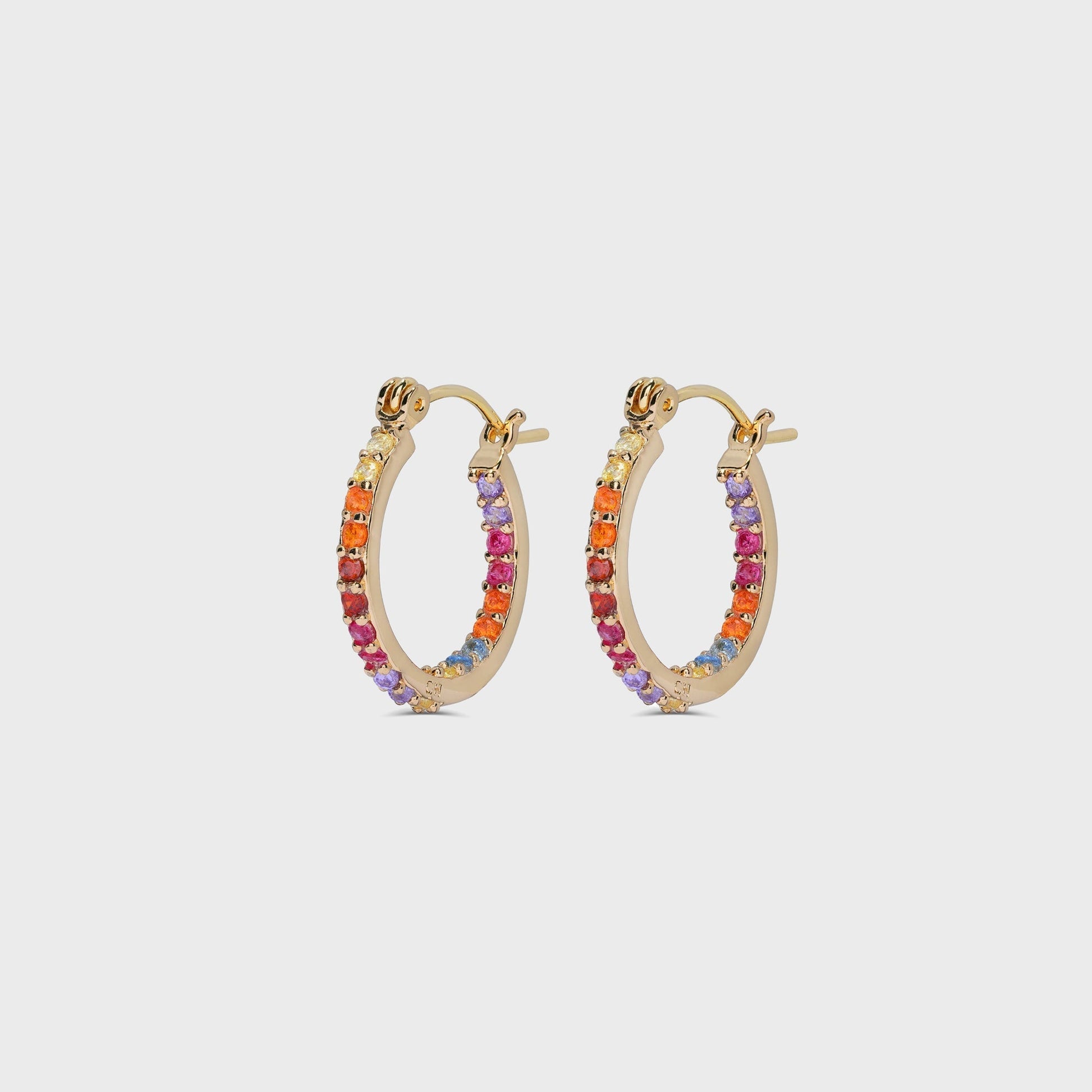 Women Kith Crystal Haze Serena Small Hoops - Multi