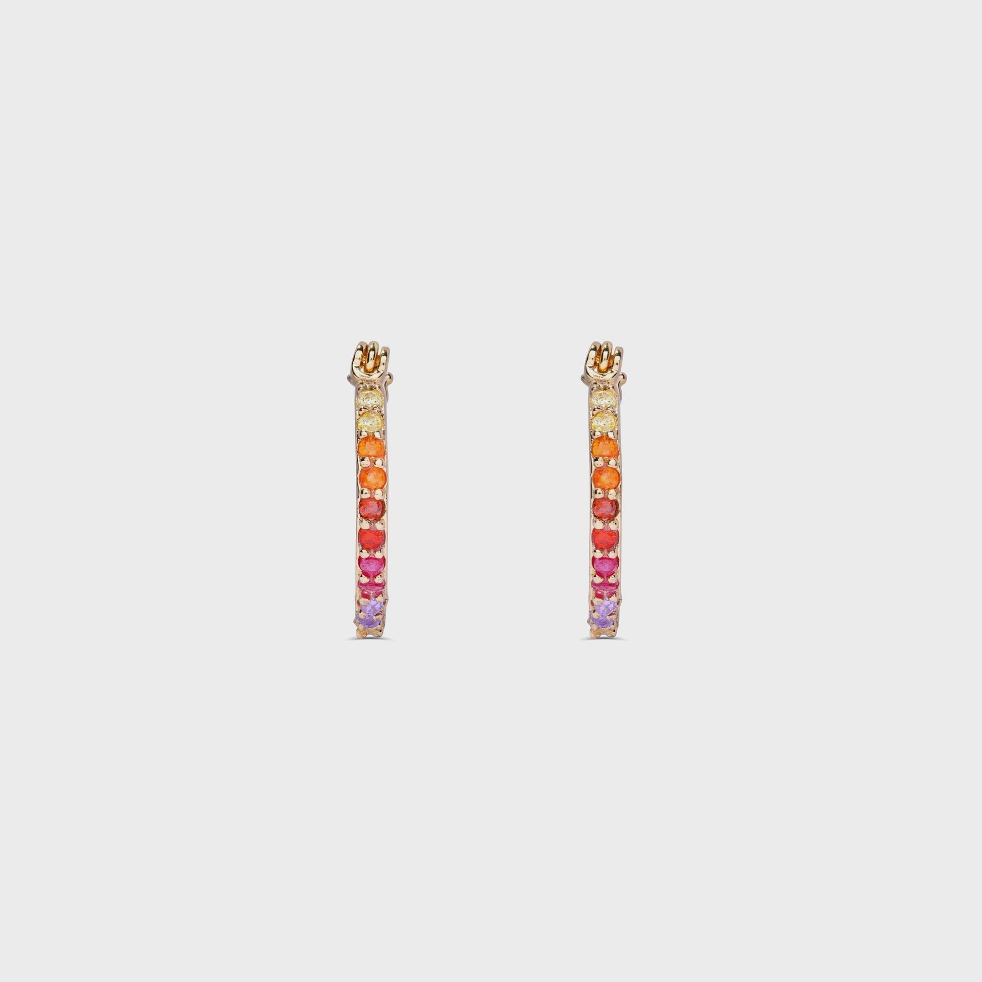 Women Kith Crystal Haze Serena Small Hoops - Multi