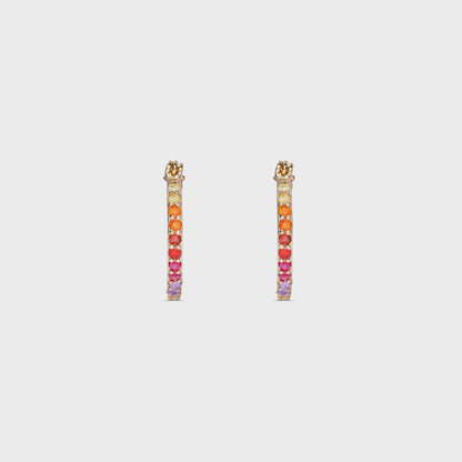 Women Kith Crystal Haze Serena Small Hoops - Multi