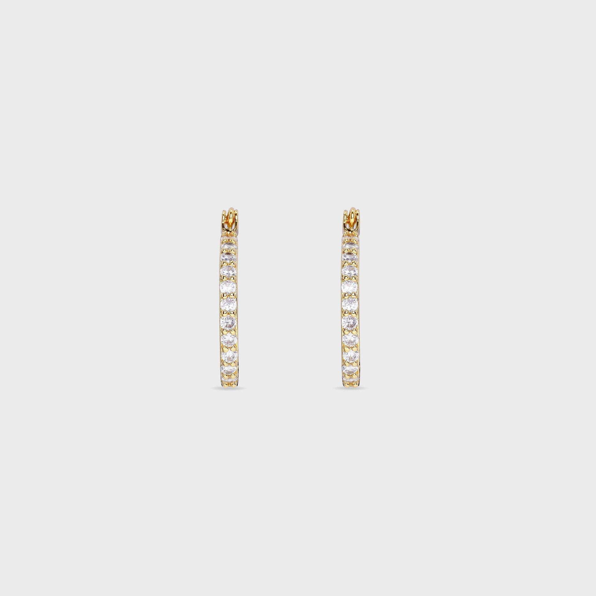 Women Kith Crystal Haze Serena Small Hoops - Clear