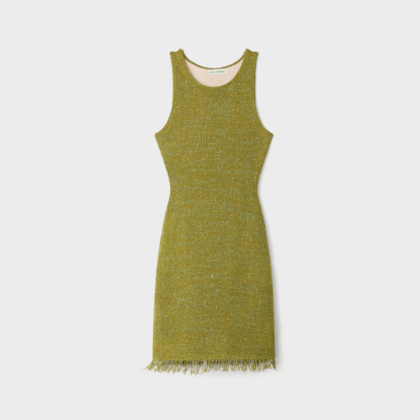 Women Kith Asta Resort Natalia Mini Dress - Olive Oil Sequin