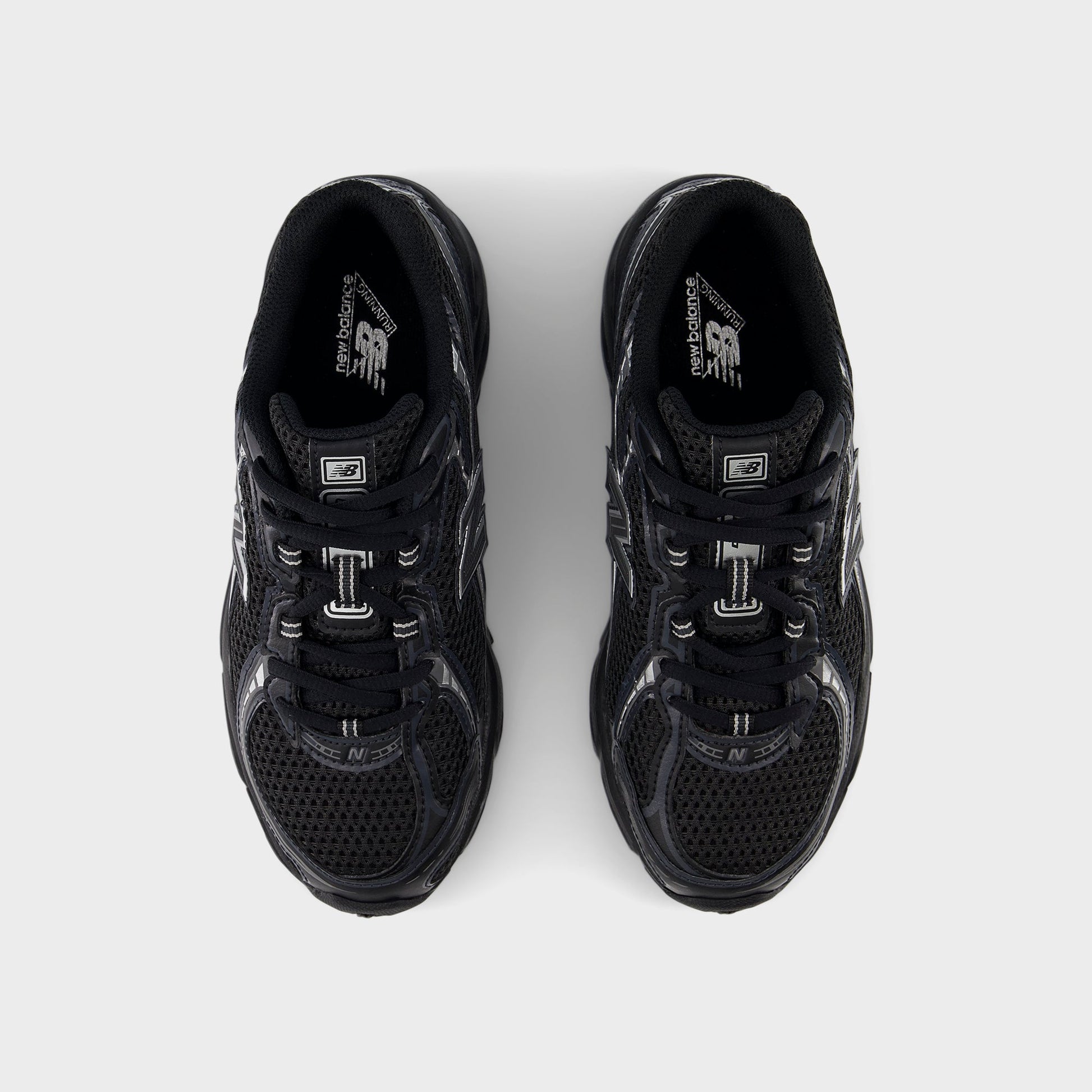 Kids Kith New Balance GS 740 - Black / Silver Metallic