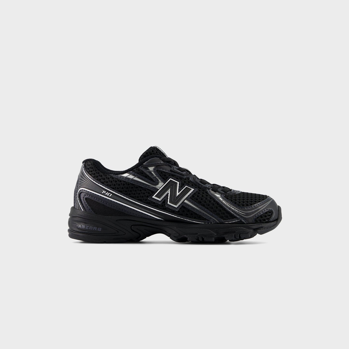 Kids Kith New Balance PS 740 - Black / Silver Metallic