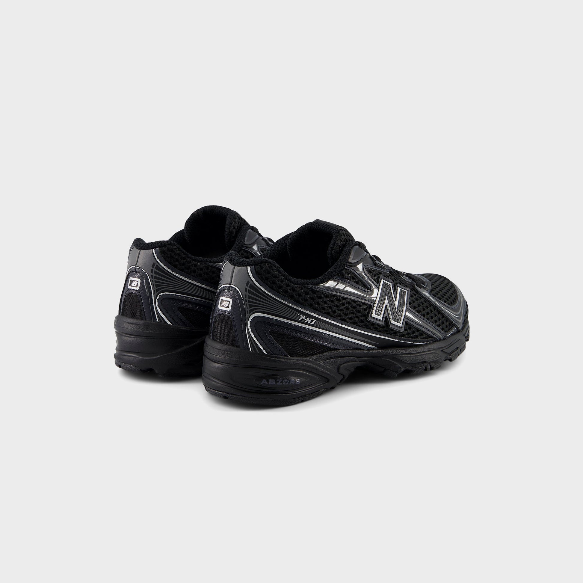 Kids Kith New Balance PS 740 - Black / Silver Metallic