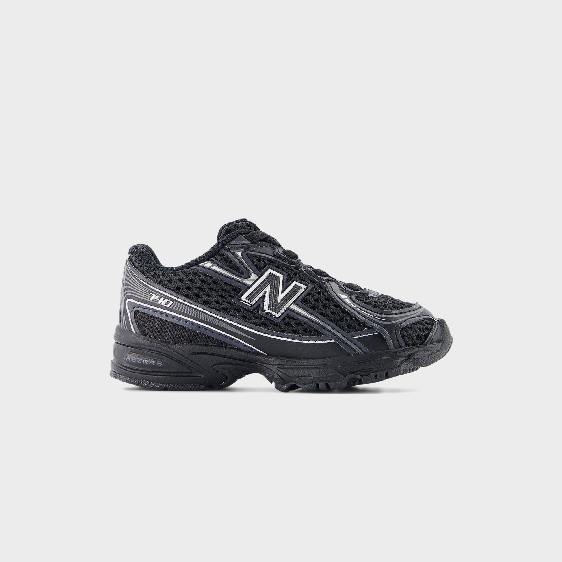 Men|Women|Kids Kith New Balance TD 740 Bungee Lace - Black / Silver Metallic