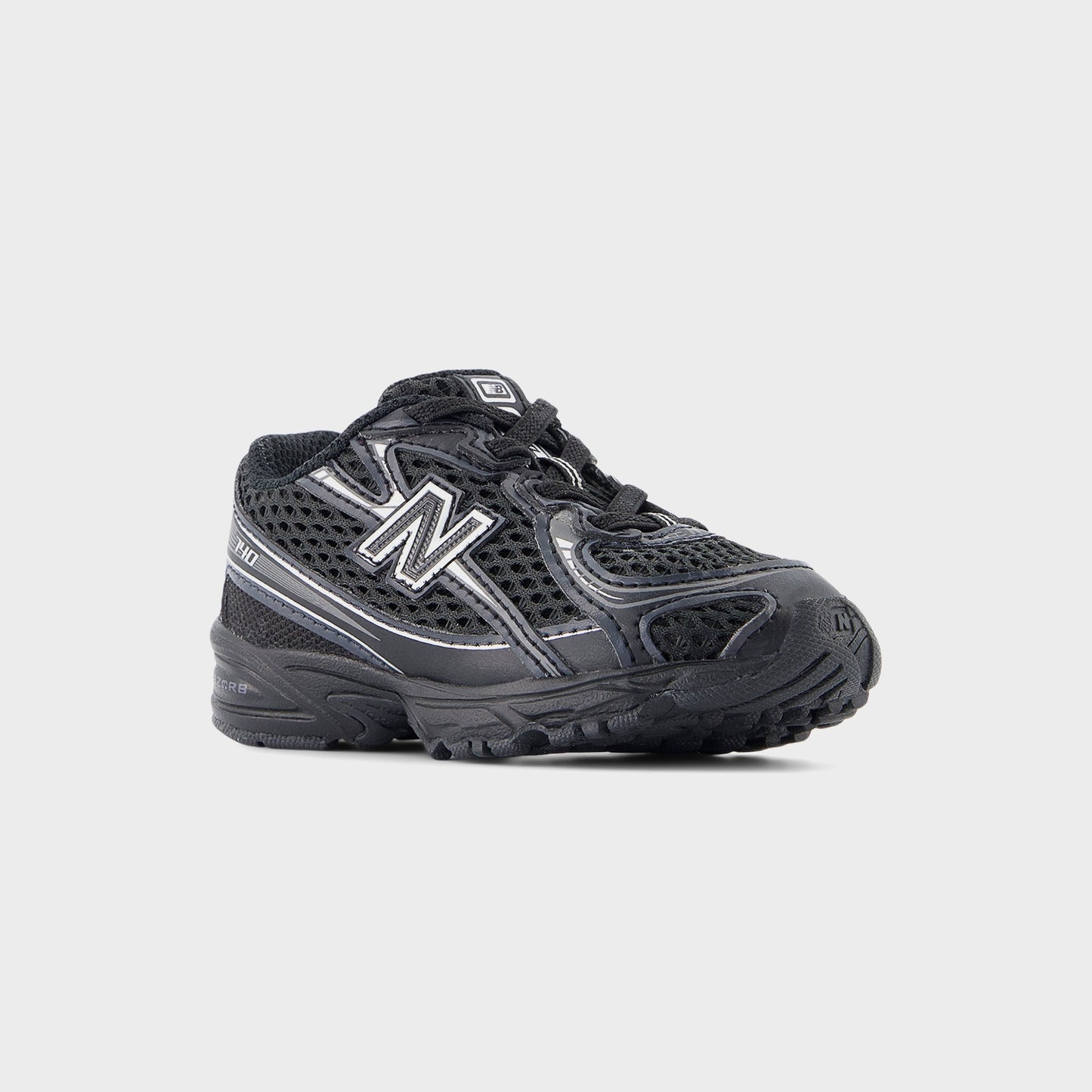 Men|Women|Kids Kith New Balance TD 740 Bungee Lace - Black / Silver Metallic